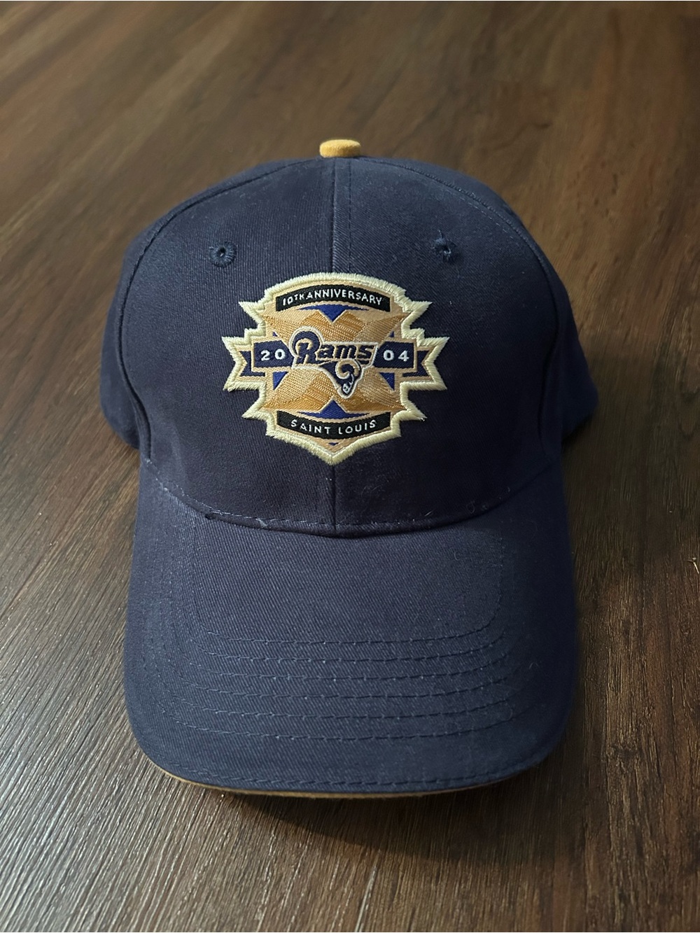Vintage 2004 NFL St. Louis Rams Navy Anniversary Hat